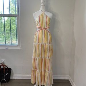 AERIE Halter Maxi Dress